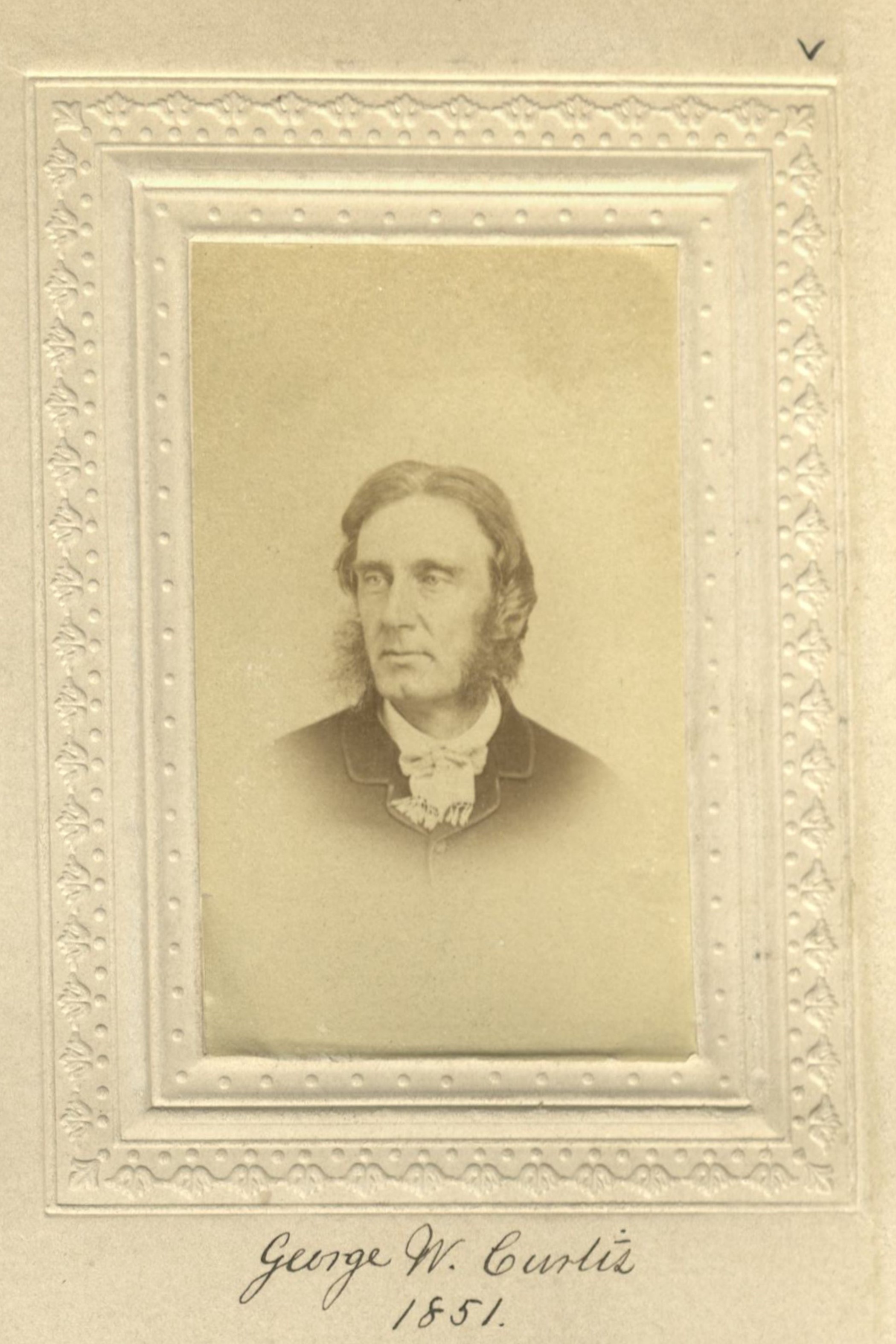 Member portrait of George William Curtis